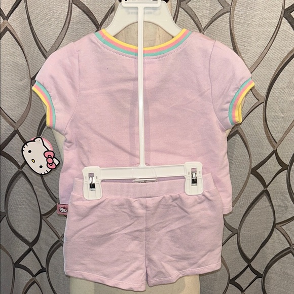 NEW Hello Kitty Toddler Set - Light Purple Rainbow Sequins Size 2T - Picture 7 of 7